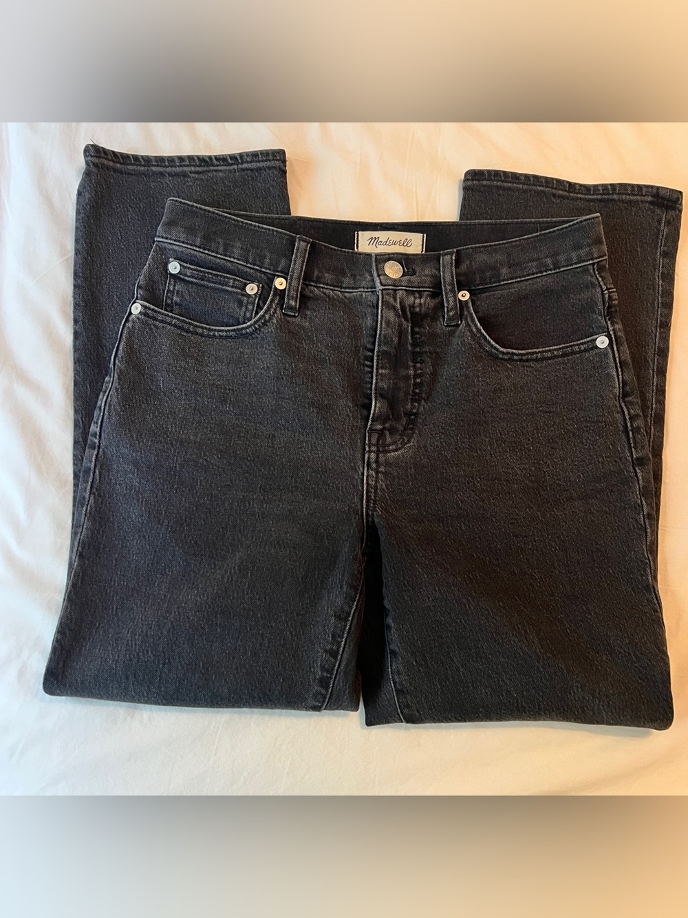 Madewell slim Demi-boot cut jeans